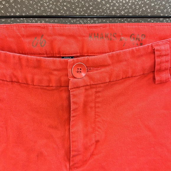 🔥🔥🔥Gap Orange Red Khakis Pants - Picture 2 of 8
